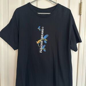 PacSun Los Angeles Birds Paradise Dreams Black T-Shirt